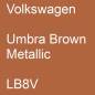 Preview: Volkswagen, Umbra Brown Metallic, LB8V.